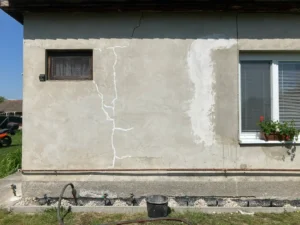 Falvarrás, ház alap injektálás